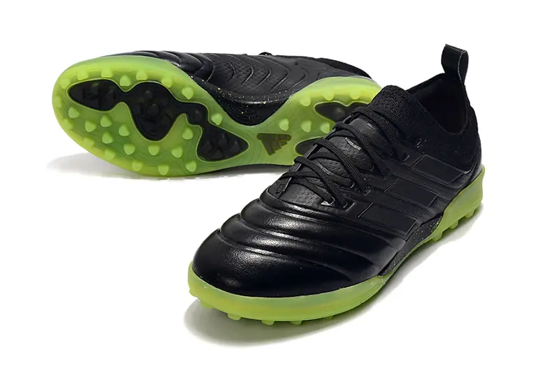 Adidas Copa 19.1 TF - Black/Lime Green/Neon Yellow