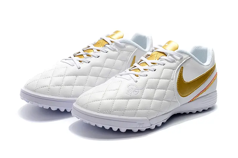 Nike Tiempo Ligera 4 10R TF - White/Gold Accent/White Base