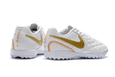 Nike Tiempo Ligera 4 10R TF - White/Gold Accent/White Base