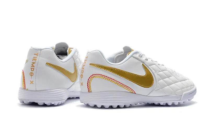 Nike Tiempo Ligera 4 10R TF - White/Gold Accent/White Base