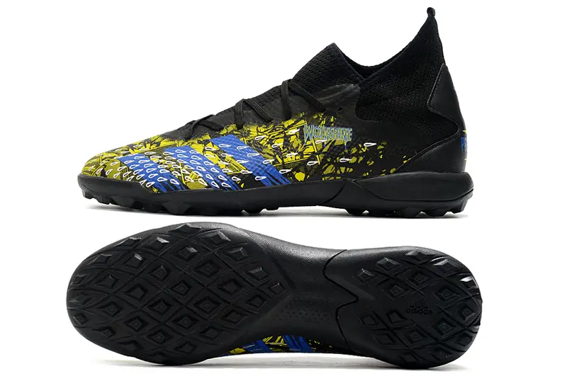 Adidas Predator Freak.3 TF - Black/Electric Yellow/Royal Blue