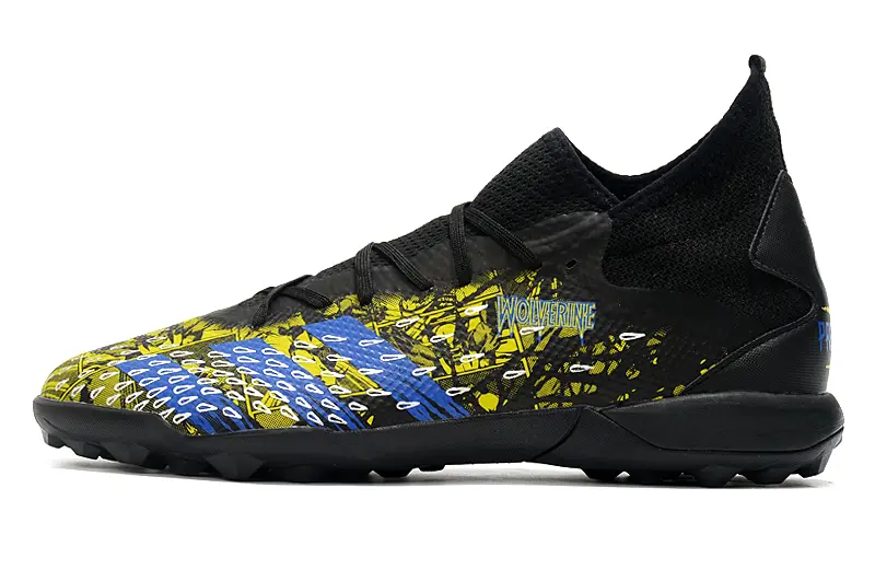 Adidas Predator Freak.3 TF - Black/Electric Yellow/Royal Blue