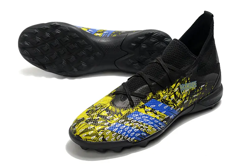Adidas Predator Freak.3 TF - Black/Electric Yellow/Royal Blue