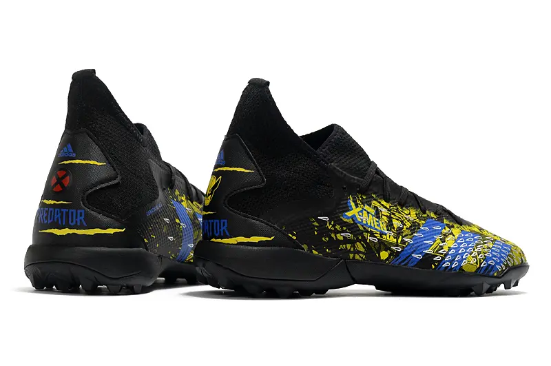 Adidas Predator Freak.3 TF - Black/Electric Yellow/Royal Blue