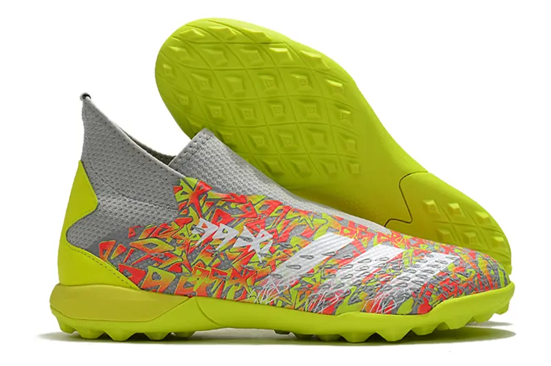 Adidas Predator Freak.3 Laceless TF - Yellow/Vibrant Lime/Neon Orange