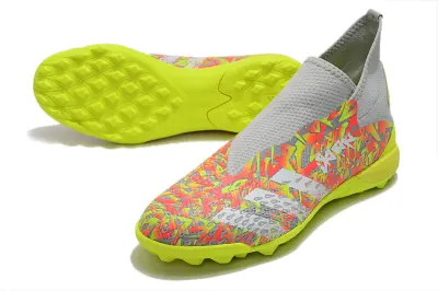 Adidas Predator Freak.3 Laceless TF - Yellow/Vibrant Lime/Neon Orange