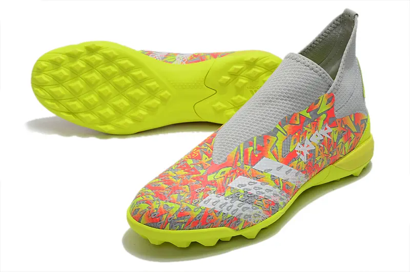 Adidas Predator Freak.3 Laceless TF - Yellow/Vibrant Lime/Neon Orange