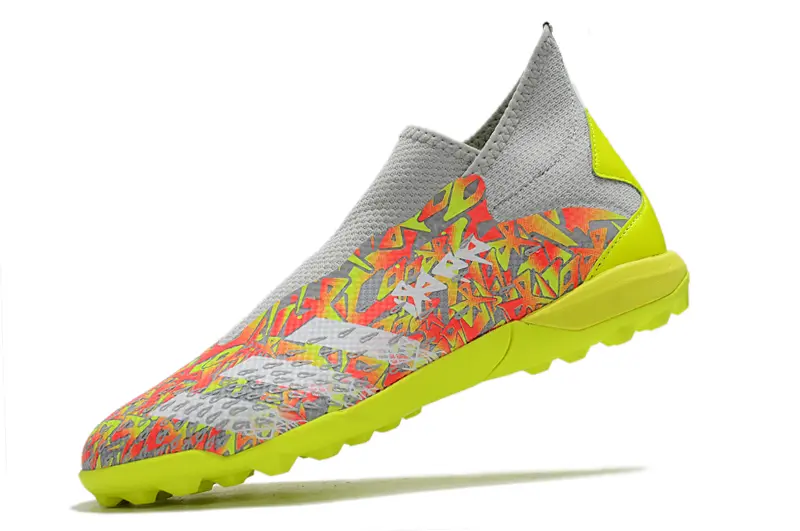 Adidas Predator Freak.3 Laceless TF - Yellow/Vibrant Lime/Neon Orange