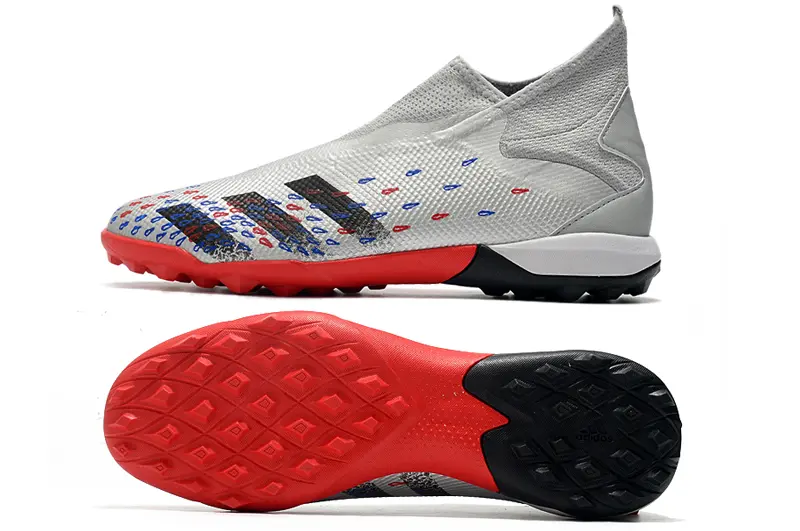 Adidas Predator Freak.3 Laceless TF - Gray/Red/Black