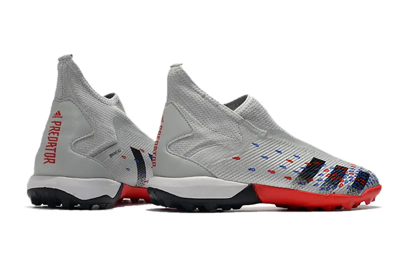 Adidas Predator Freak.3 Laceless TF - Gray/Red/Black