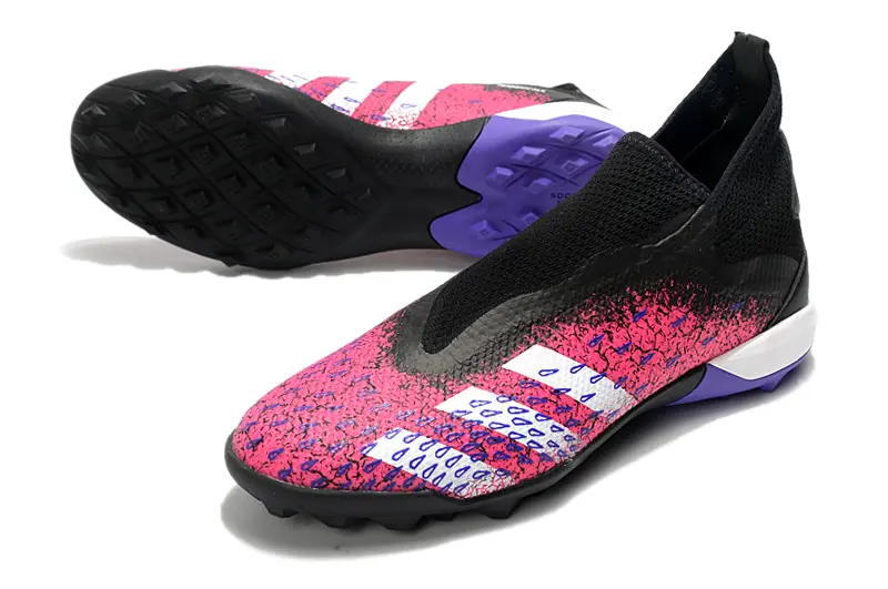 Adidas Predator Freak.3 Laceless TF - Black/Shock Pink/Electric Purple