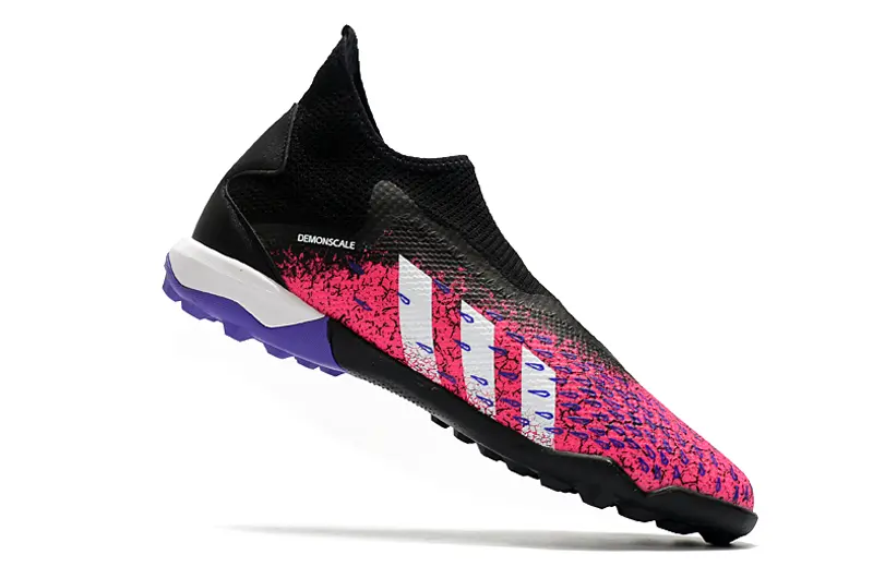Adidas Predator Freak.3 Laceless TF - Black/Shock Pink/Electric Purple
