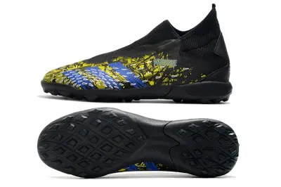 Adidas Predator Freak.3 Laceless TF - Black/Marvel Blue/Lightning Yellow