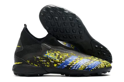Adidas Predator Freak.3 Laceless TF - Black/Marvel Blue/Lightning Yellow