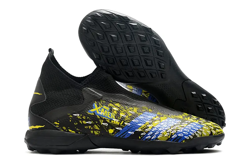 Adidas Predator Freak.3 Laceless TF - Black/Marvel Blue/Lightning Yellow