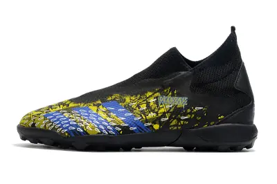 Adidas Predator Freak.3 Laceless TF - Black/Marvel Blue/Lightning Yellow