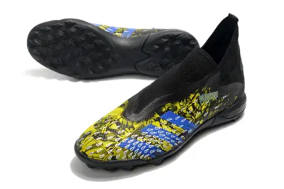 Adidas Predator Freak.3 Laceless TF - Black/Marvel Blue/Lightning Yellow