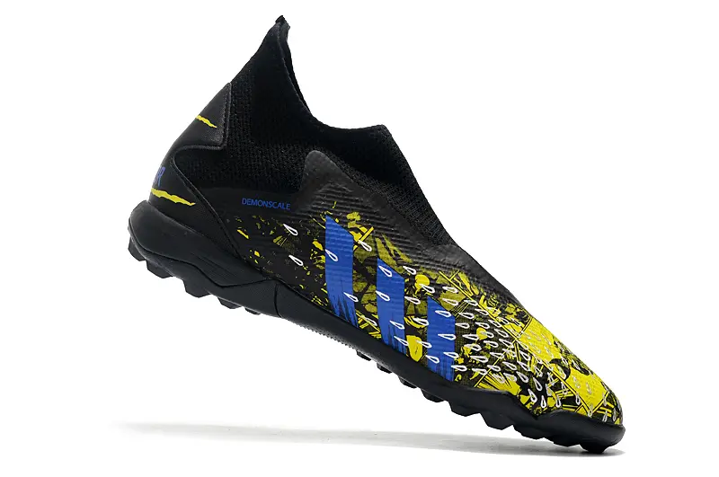 Adidas Predator Freak.3 Laceless TF - Black/Marvel Blue/Lightning Yellow