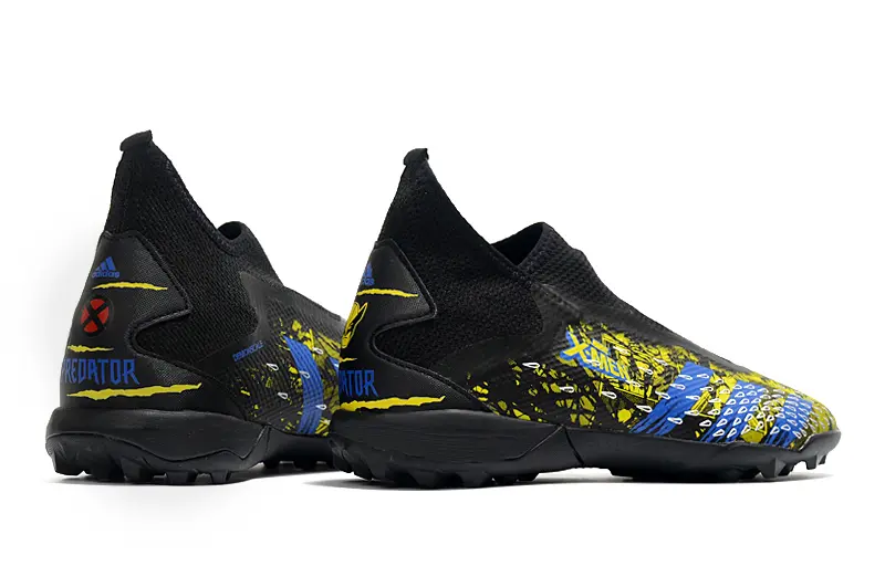 Adidas Predator Freak.3 Laceless TF - Black/Marvel Blue/Lightning Yellow