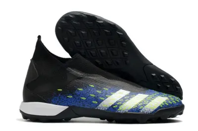 Adidas Predator Freak.3 Laceless TF - Black/Electric Blue/Lime Green