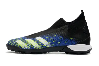 Adidas Predator Freak.3 Laceless TF - Black/Electric Blue/Lime Green