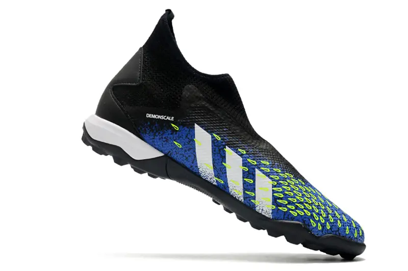 Adidas Predator Freak.3 Laceless TF - Black/Electric Blue/Lime Green
