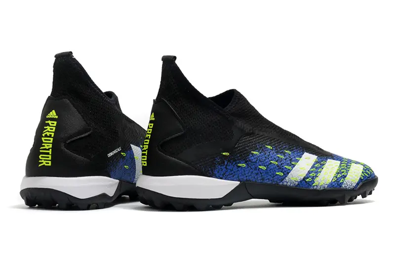Adidas Predator Freak.3 Laceless TF - Black/Electric Blue/Lime Green