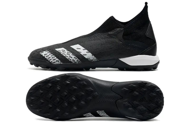 Adidas Predator Freak.3 Laceless TF - Black/Silver/White