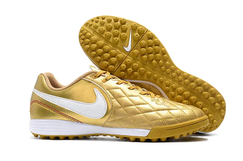 Nike Tiempo Ligera 4 10R TF - Gold/Shiny Gold/White