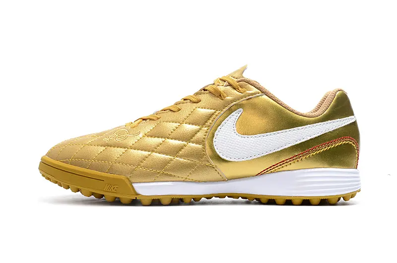 Nike Tiempo Ligera 4 10R TF - Gold/Shiny Gold/White
