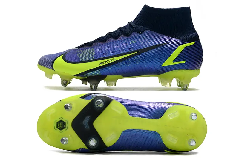 Nike Mercurial Superfly 8 Elite SG - Purple/Neon Yellow/Deep Blue