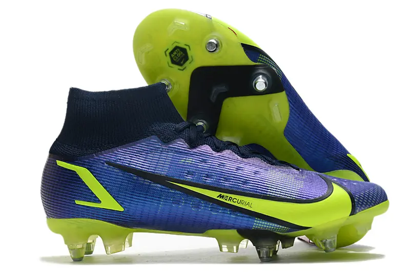 Nike Mercurial Superfly 8 Elite SG - Purple/Neon Yellow/Deep Blue