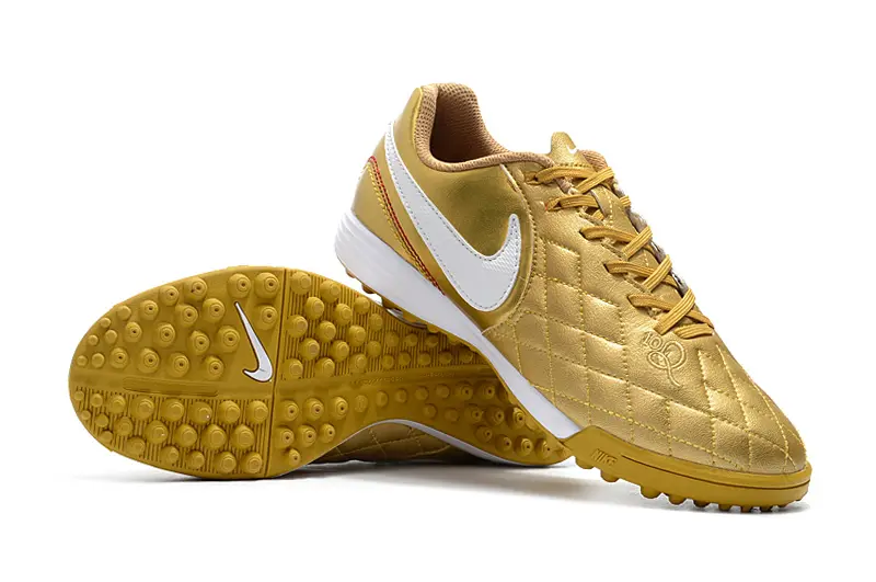 Nike Tiempo Ligera 4 10R TF - Gold/Shiny Gold/White
