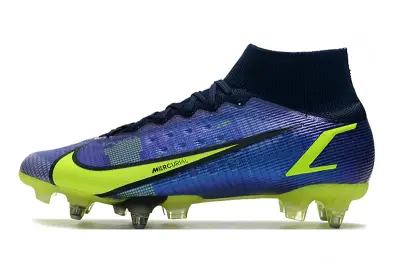 Nike Mercurial Superfly 8 Elite SG - Purple/Neon Yellow/Deep Blue