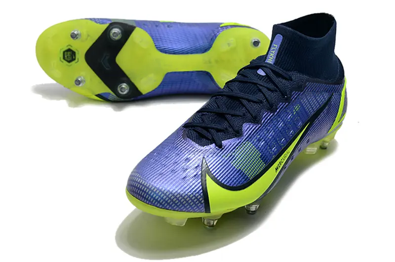 Nike Mercurial Superfly 8 Elite SG - Purple/Neon Yellow/Deep Blue