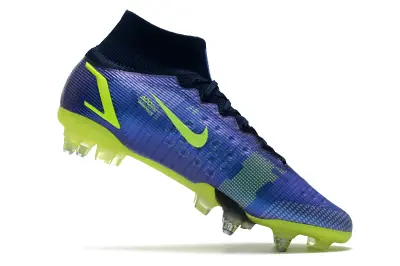 Nike Mercurial Superfly 8 Elite SG - Purple/Neon Yellow/Deep Blue