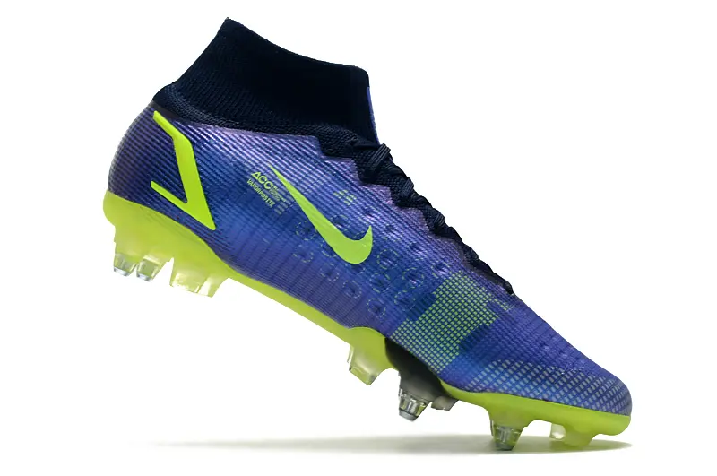 Nike Mercurial Superfly 8 Elite SG - Purple/Neon Yellow/Deep Blue
