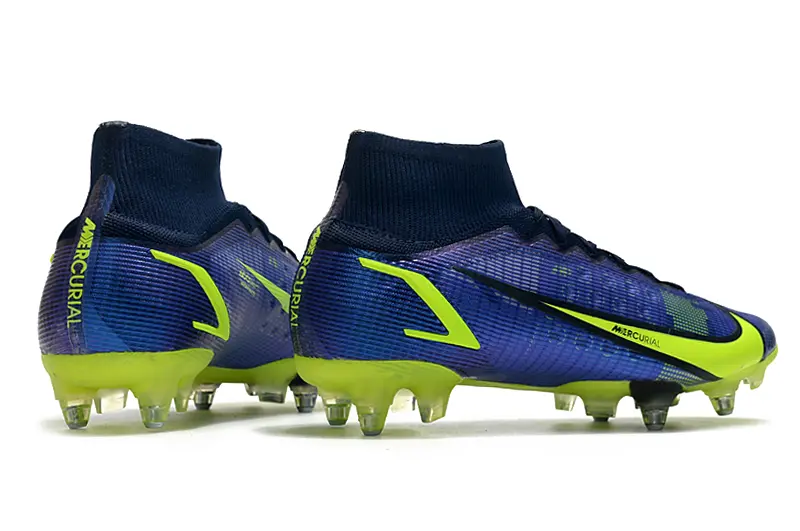 Nike Mercurial Superfly 8 Elite SG - Purple/Neon Yellow/Deep Blue