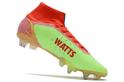Mbappé x Nike Mercurial Superfly 8 Elite SG - Red/Electric Green/Bright Crimson