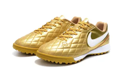 Nike Tiempo Ligera 4 10R TF - Gold/Shiny Gold/White