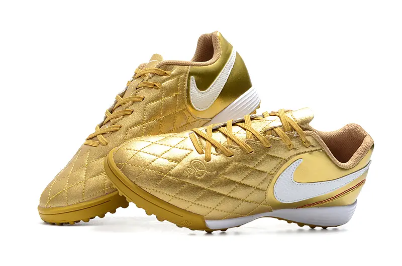 Nike Tiempo Ligera 4 10R TF - Gold/Shiny Gold/White