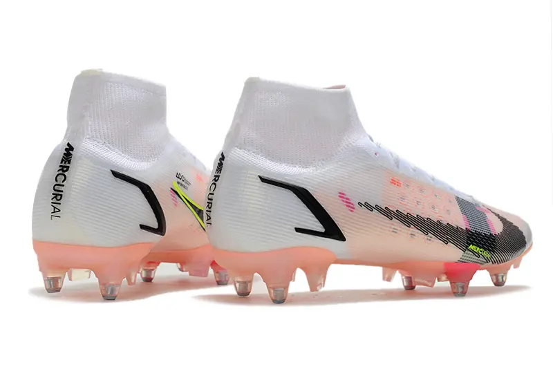 Nike Mercurial Superfly 8 Elite SG - White/Peach Pink/Black