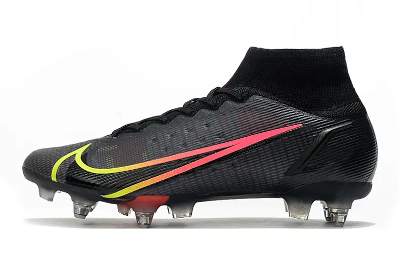 Nike Mercurial Superfly 8 Elite SG - Black/Electric Crimson/Neon Yellow