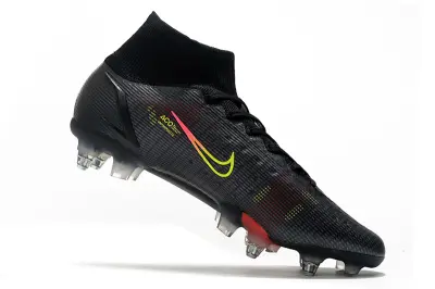 Nike Mercurial Superfly 8 Elite SG - Black/Electric Crimson/Neon Yellow