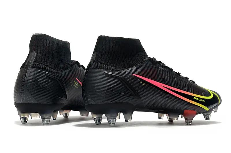 Nike Mercurial Superfly 8 Elite SG - Black/Electric Crimson/Neon Yellow