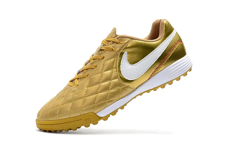 Nike Tiempo Ligera 4 10R TF - Gold/Shiny Gold/White