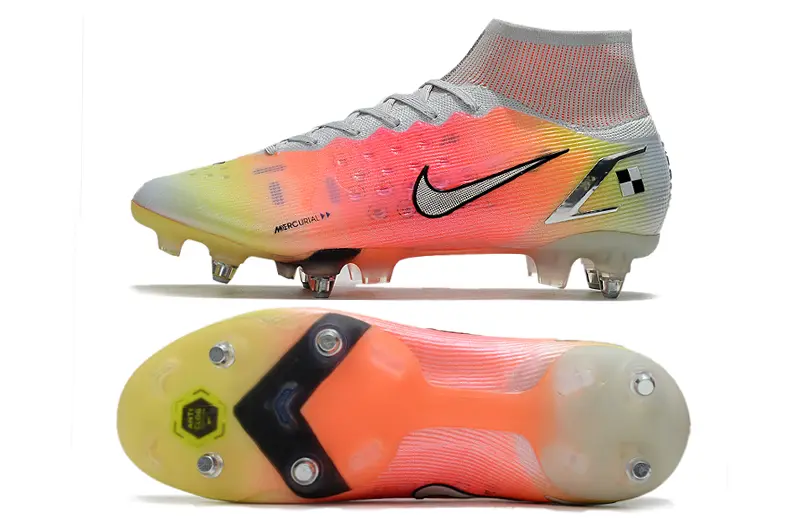 Nike Mercurial Superfly 8 Elite SG - Orange/Fiery Sunset/Pale Silver