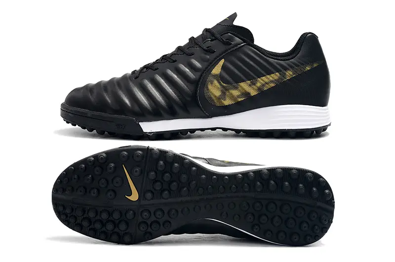 Nike Tiempo Ligera 4 TF - Black/Gold Metallic/White