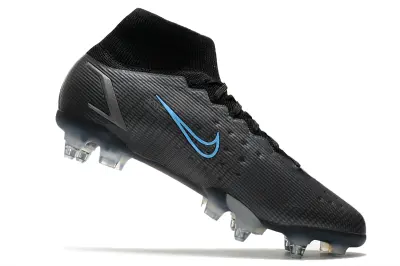 Nike Mercurial Superfly 8 Elite SG - Black/Electric Blue/Nightshade Gray