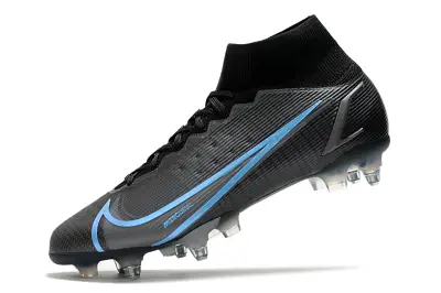 Nike Mercurial Superfly 8 Elite SG - Black/Electric Blue/Nightshade Gray
